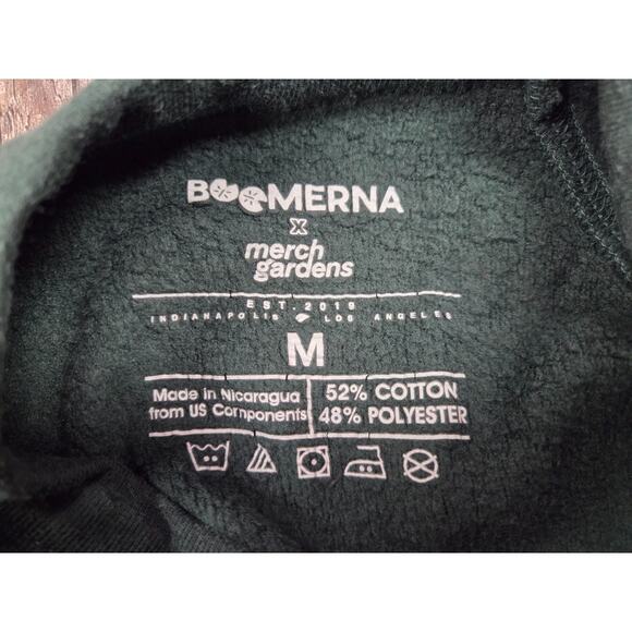 Boomerna x Merch Gardens Green Hoppy Halloween Sweater Crewneck Medium - Picture 3 of 4